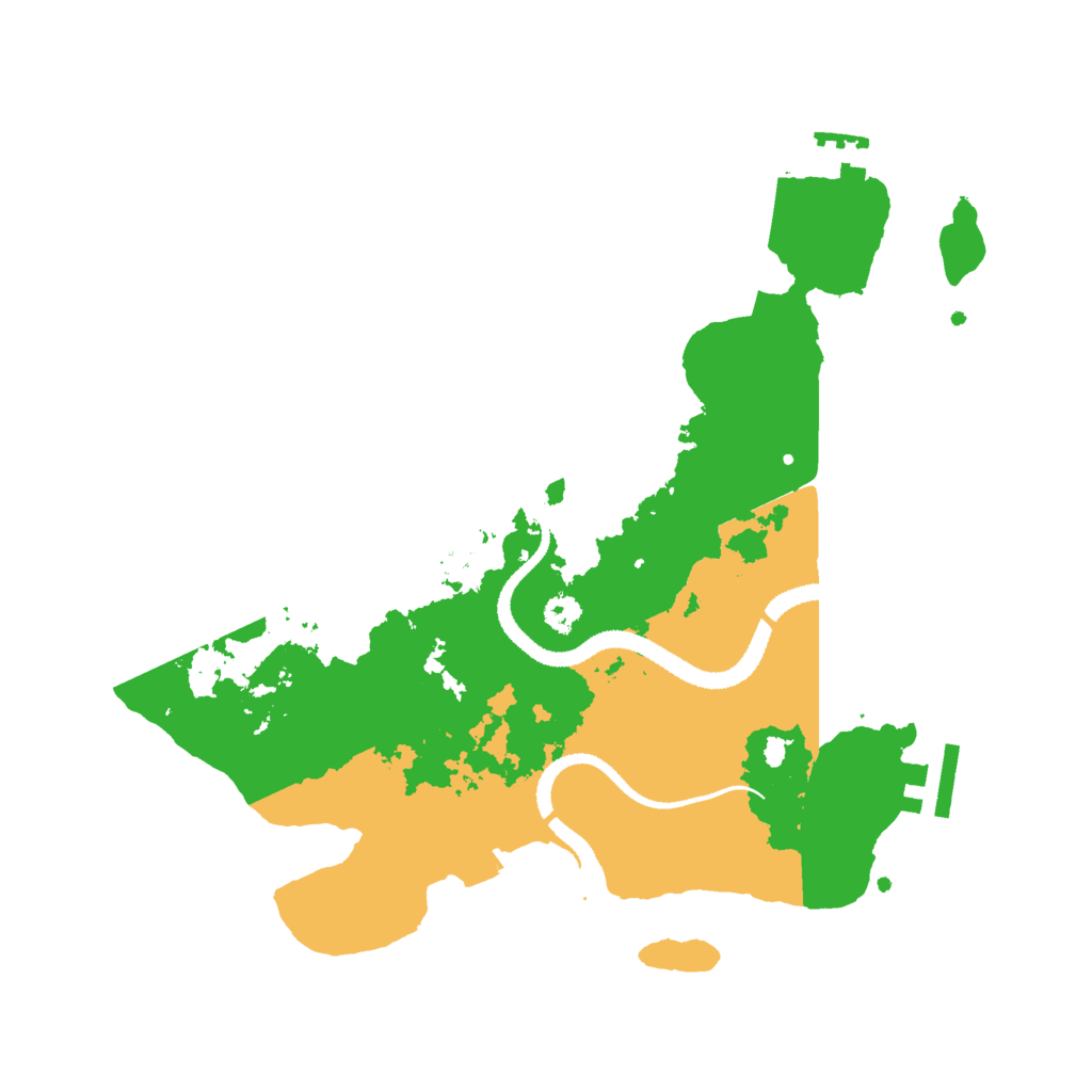 Biome Rust Map: Procedural Map, Size: 3000, Seed: 1918016057