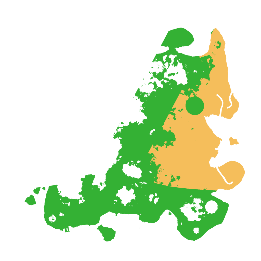 Biome Rust Map: Procedural Map, Size: 3750, Seed: 999509784