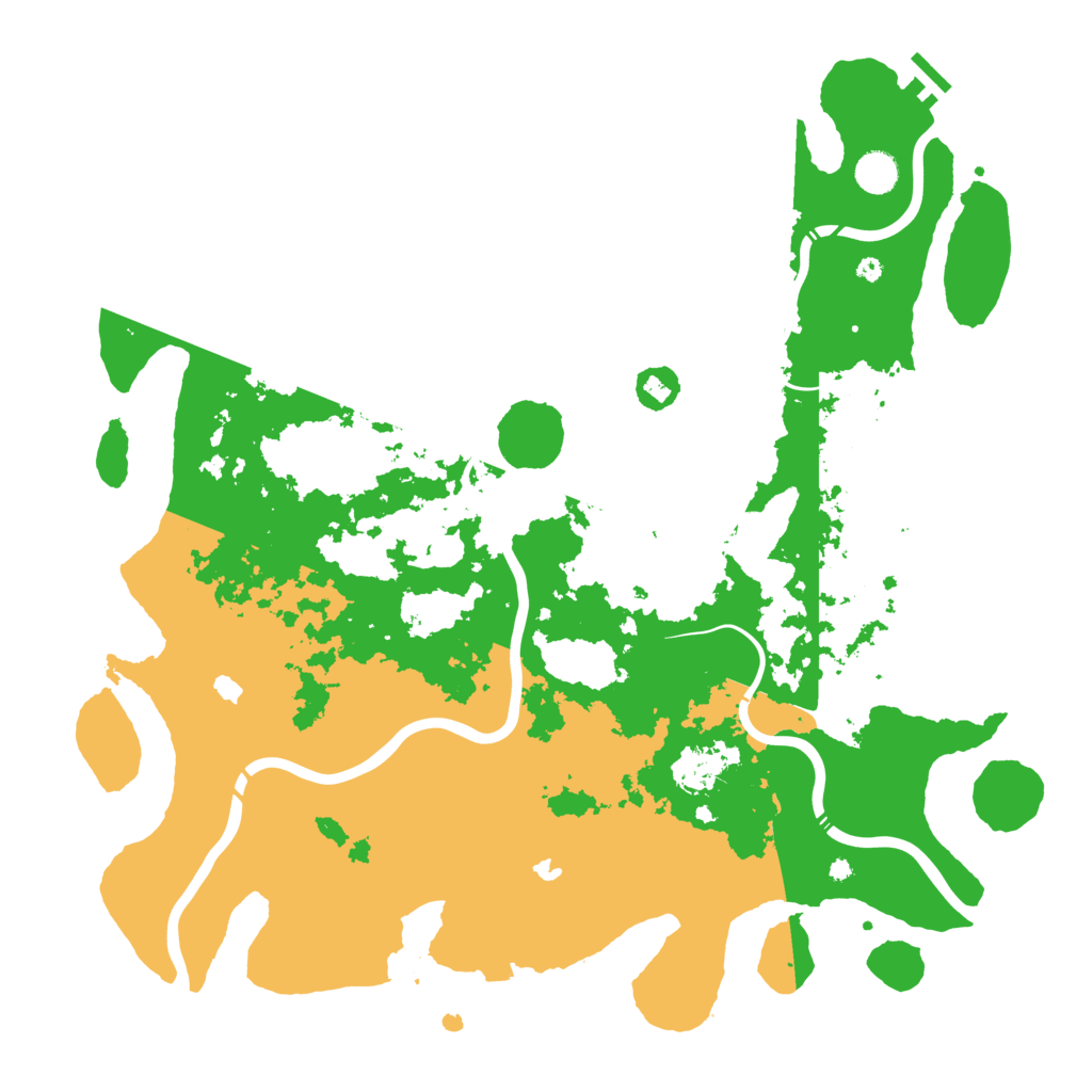 Biome Rust Map: Procedural Map, Size: 4500, Seed: 1612202345
