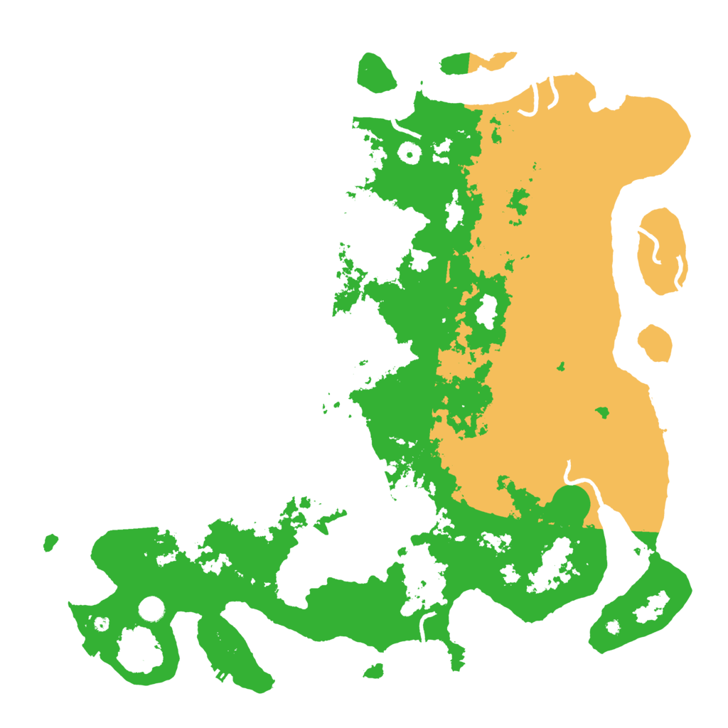 Biome Rust Map: Procedural Map, Size: 5000, Seed: 654331