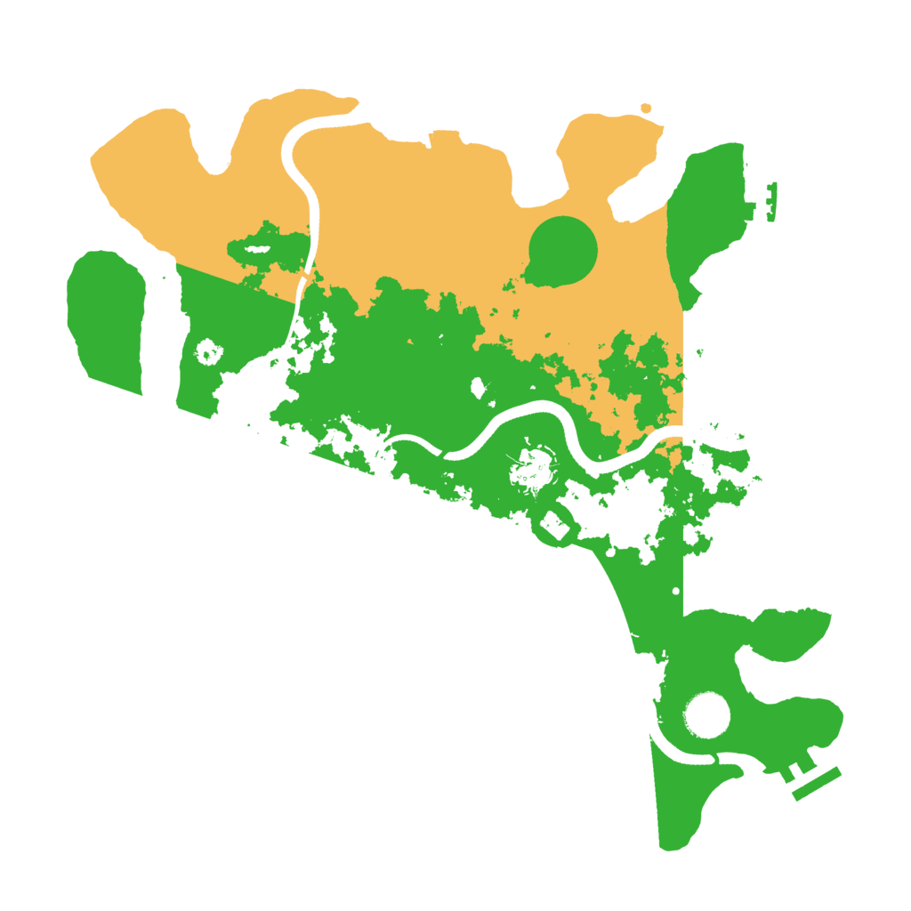 Biome Rust Map: Procedural Map, Size: 3500, Seed: 2146779518