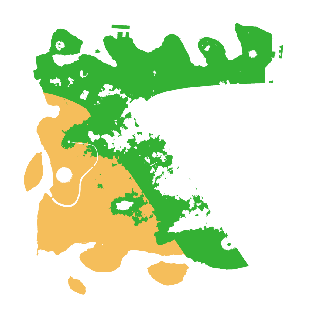 Biome Rust Map: Procedural Map, Size: 3500, Seed: 1606148355