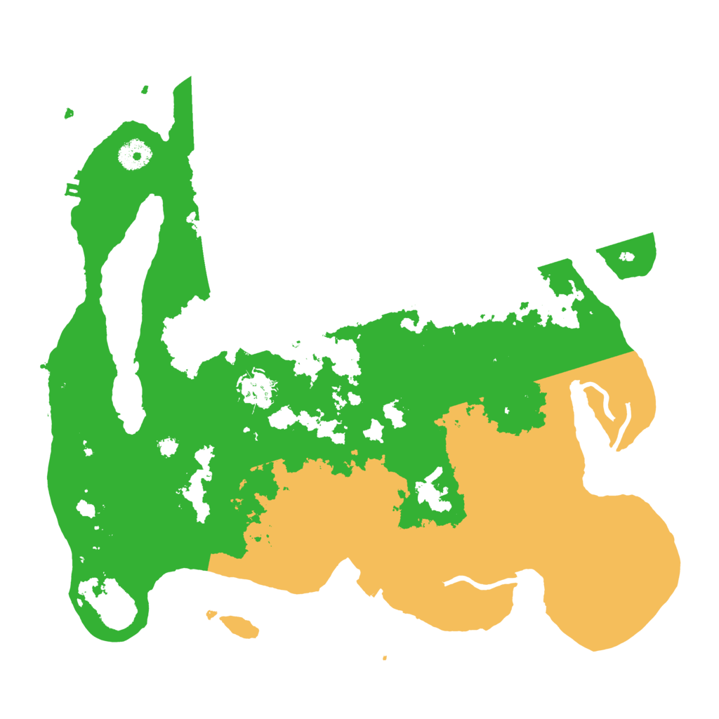 Biome Rust Map: Procedural Map, Size: 3500, Seed: 1395358229