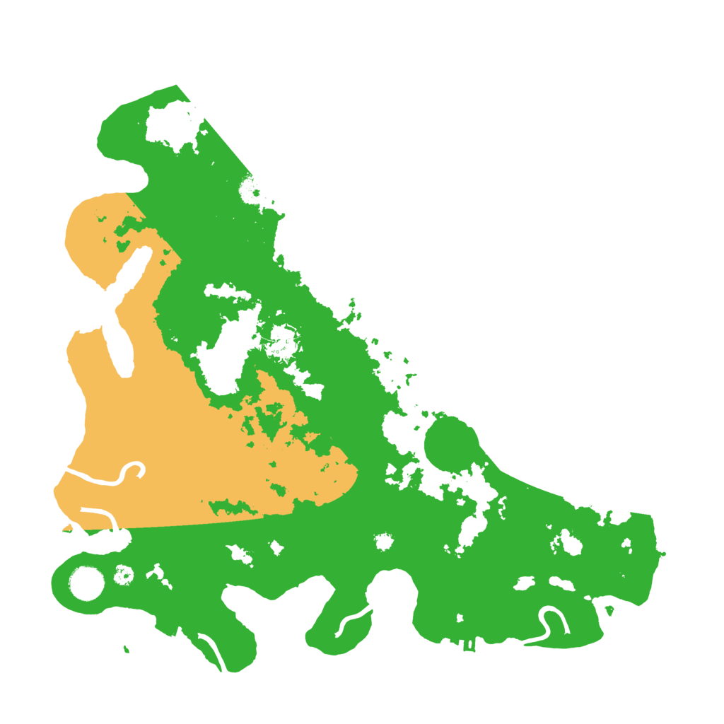 Biome Rust Map: Procedural Map, Size: 3700, Seed: 56853426