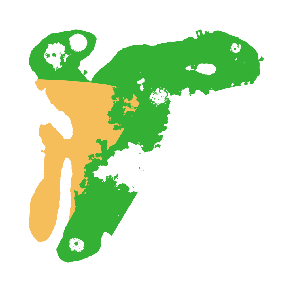 Biome Rust Map: Procedural Map, Size: 3000, Seed: 1623421