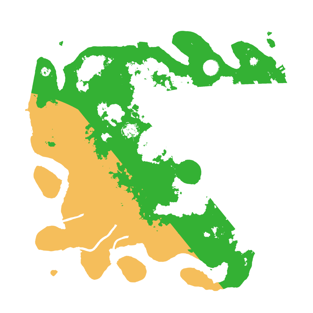 Biome Rust Map: Procedural Map, Size: 3500, Seed: 63528