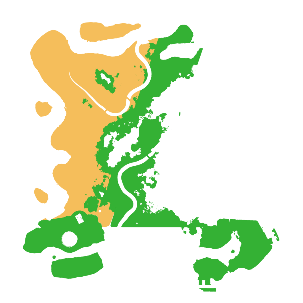 Biome Rust Map: Procedural Map, Size: 3500, Seed: 905666