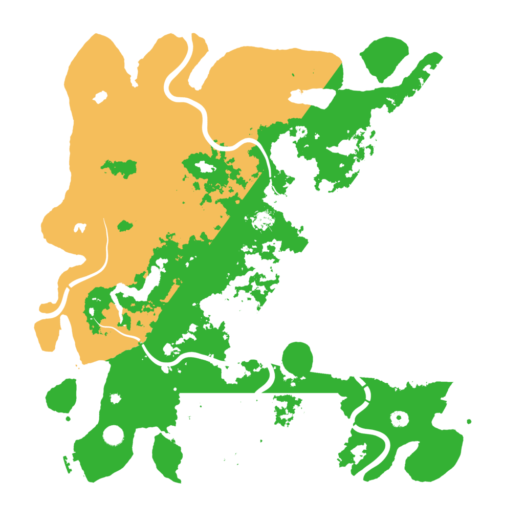 Biome Rust Map: Procedural Map, Size: 4500, Seed: 841650930