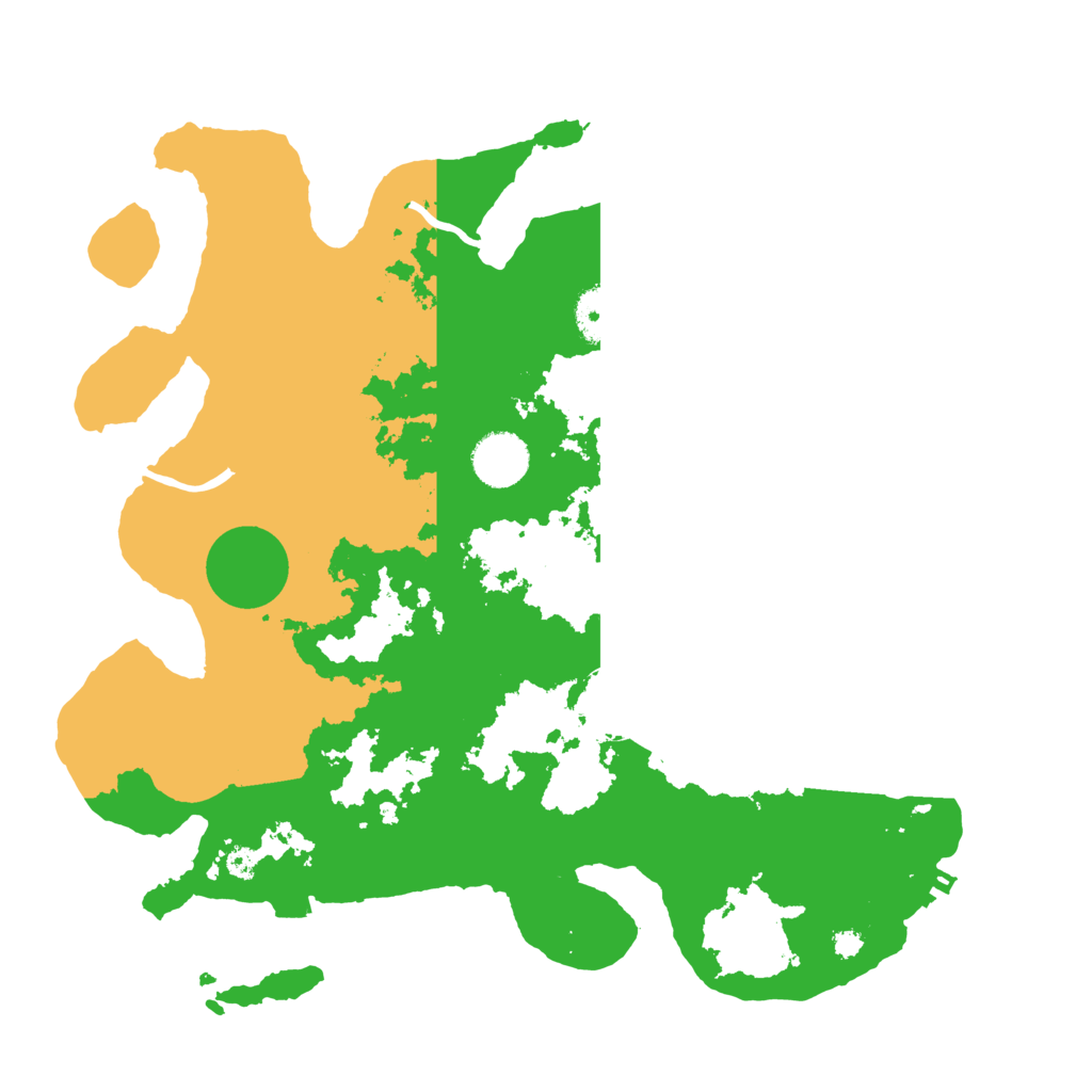 Biome Rust Map: Procedural Map, Size: 3500, Seed: 1202008