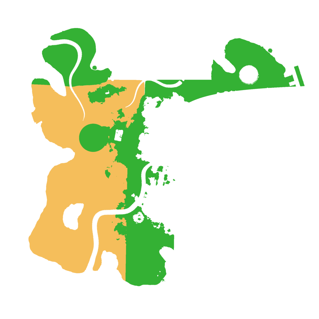 Biome Rust Map: Procedural Map, Size: 3000, Seed: 79135