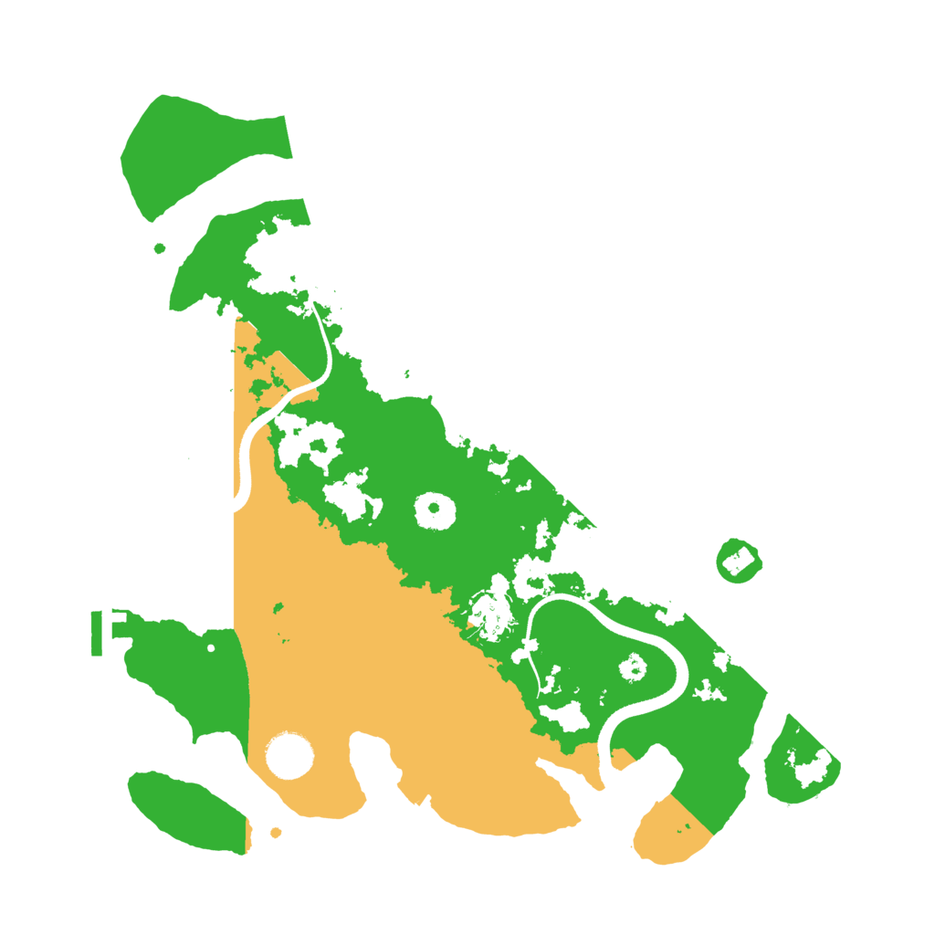 Biome Rust Map: Procedural Map, Size: 3500, Seed: 1617722932