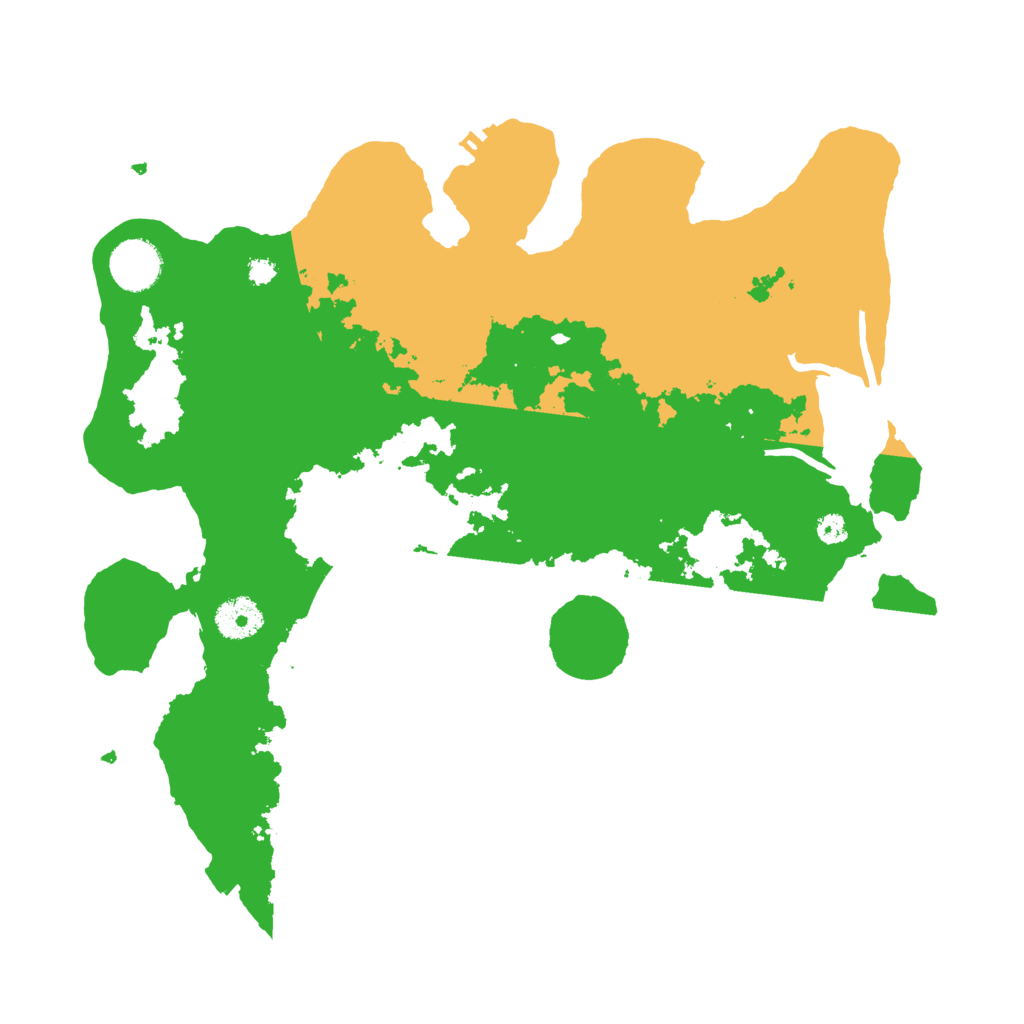 Biome Rust Map: Procedural Map, Size: 3500, Seed: 1648559603