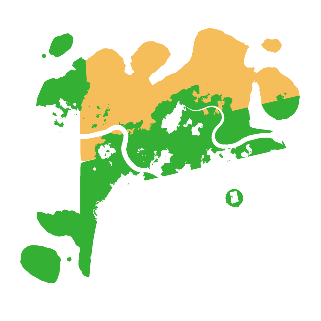Biome Rust Map: Procedural Map, Size: 3000, Seed: 4972031