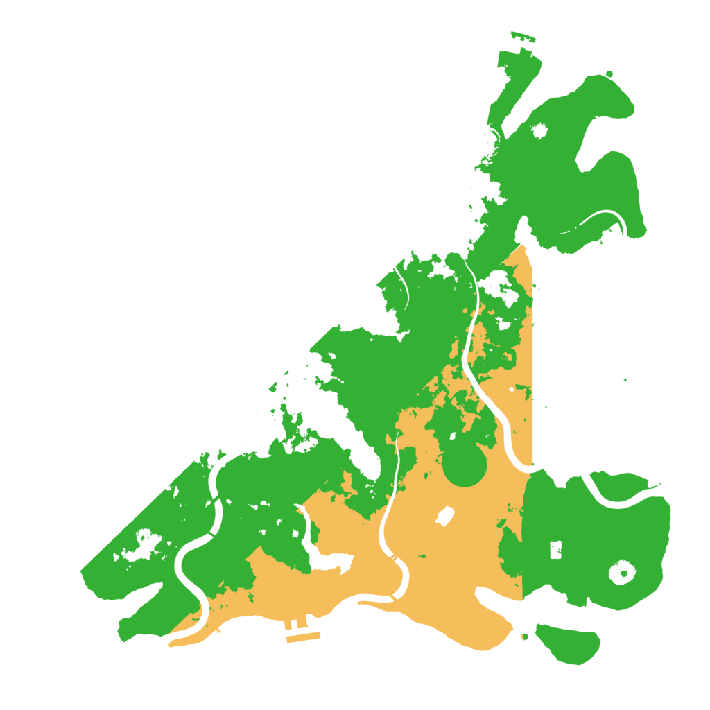 Biome Rust Map: Procedural Map, Size: 4250, Seed: 184174018