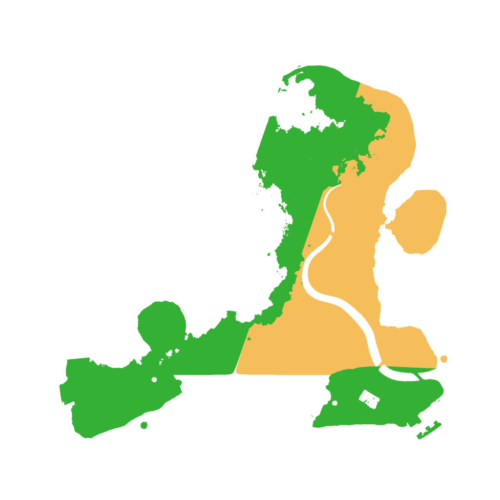 Biome Rust Map: Procedural Map, Size: 2800, Seed: 120940733