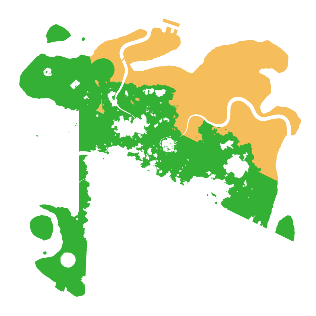 Biome Rust Map: Procedural Map, Size: 3700, Seed: 1082662898
