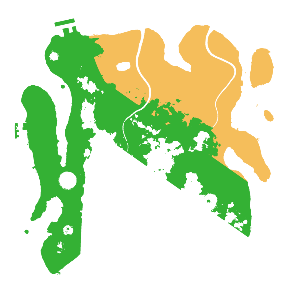 Biome Rust Map: Procedural Map, Size: 3000, Seed: 2054988062