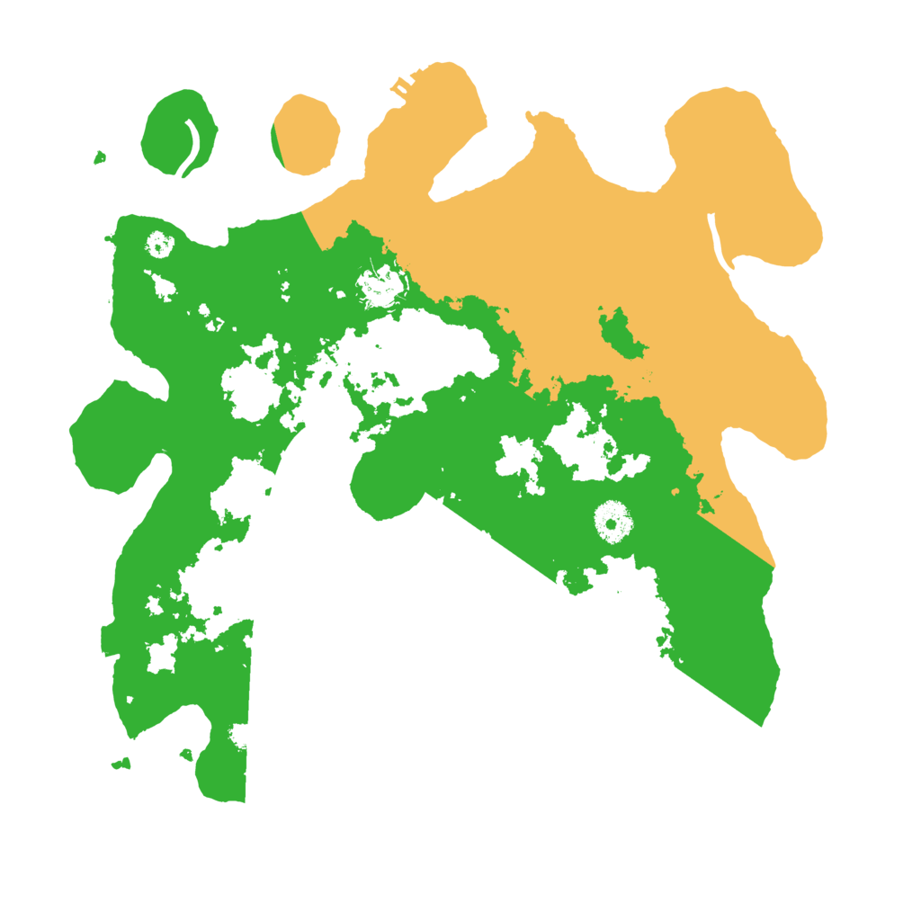 Biome Rust Map: Procedural Map, Size: 3500, Seed: 651651641