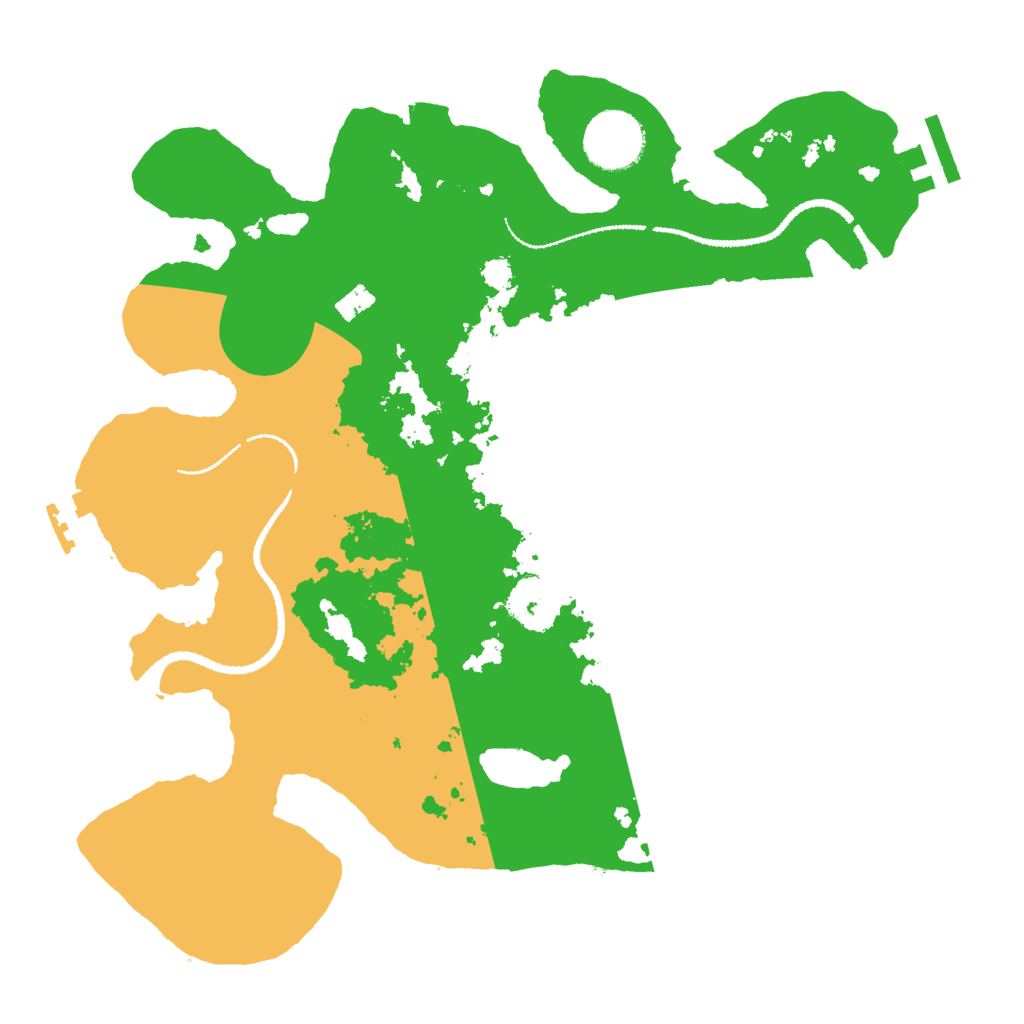 Biome Rust Map: Procedural Map, Size: 3000, Seed: 1210327513
