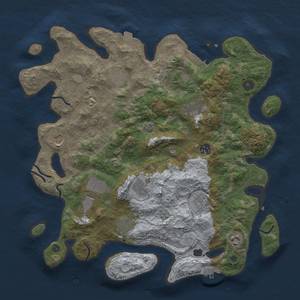 Thumbnail Rust Map: Procedural Map, Size: 4000, Seed: 1441217420, 18 Monuments