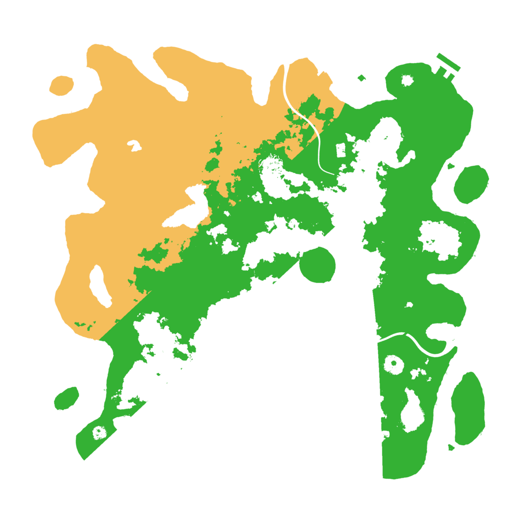 Biome Rust Map: Procedural Map, Size: 4000, Seed: 1441217420