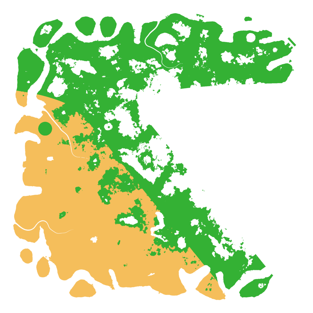 Biome Rust Map: Procedural Map, Size: 6000, Seed: 530735634