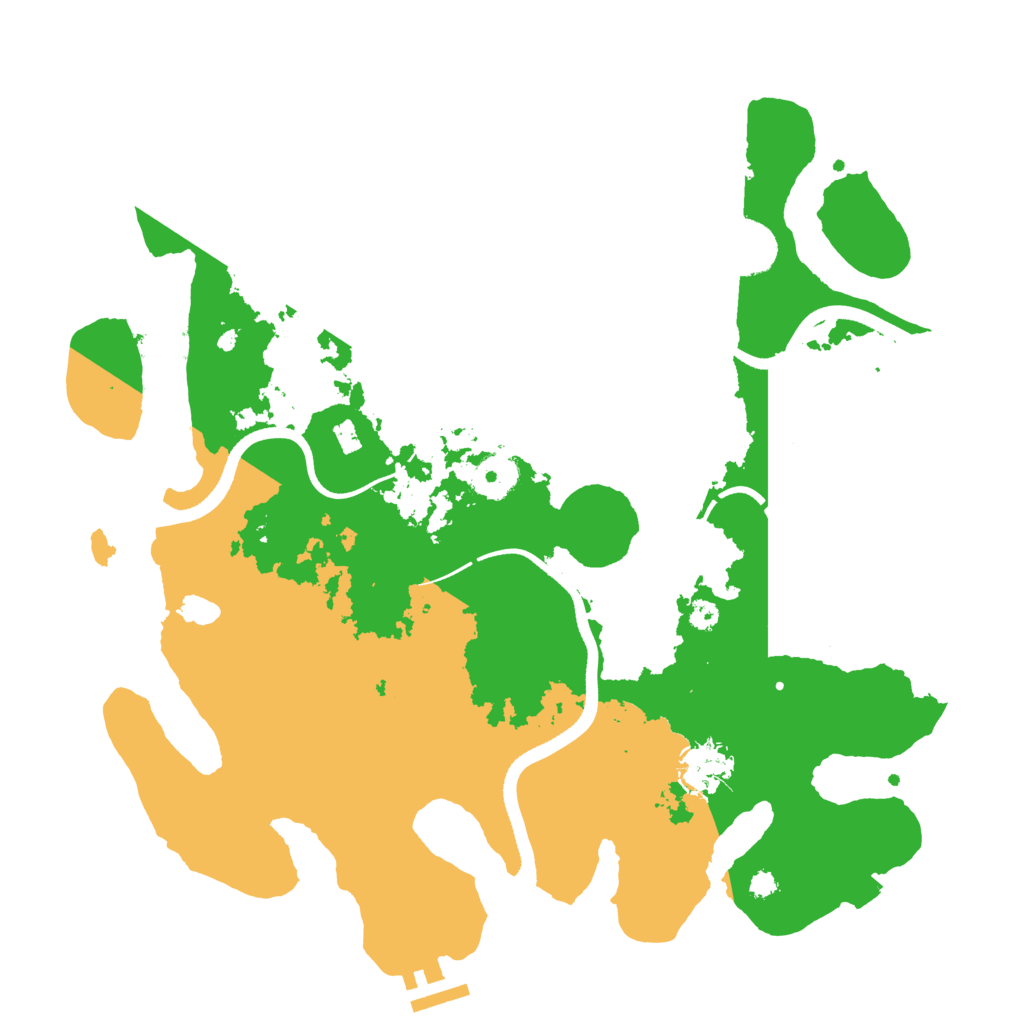 Biome Rust Map: Procedural Map, Size: 3500, Seed: 1398986186