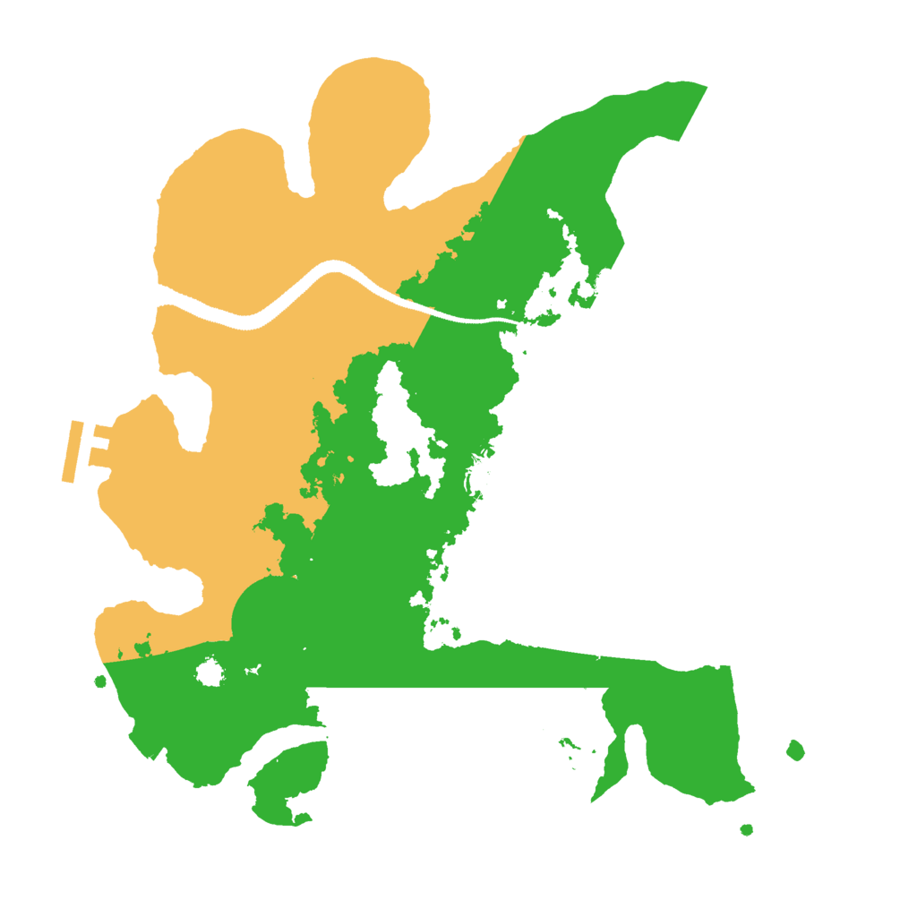 Biome Rust Map: Procedural Map, Size: 3000, Seed: 1237896891