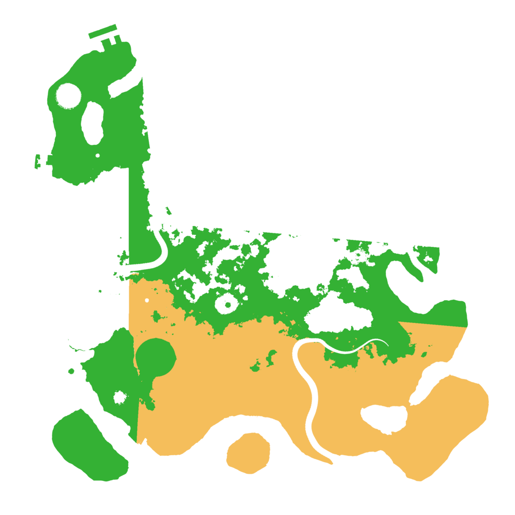 Biome Rust Map: Procedural Map, Size: 3600, Seed: 271336651