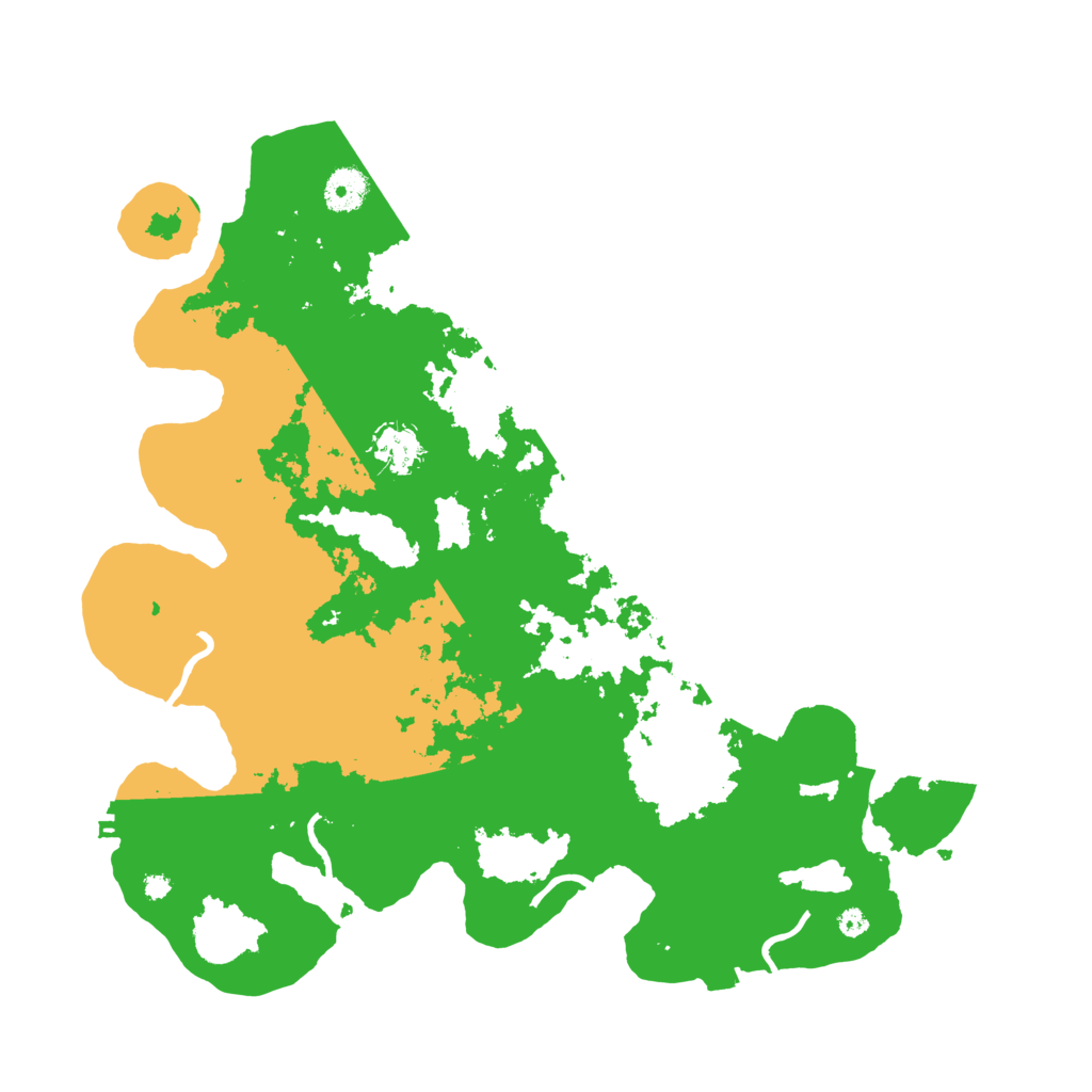 Biome Rust Map: Procedural Map, Size: 3900, Seed: 2021828963