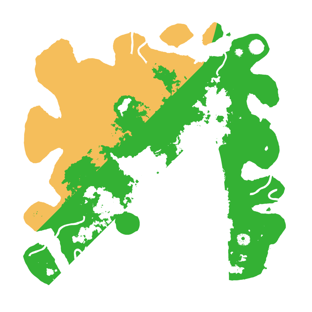 Biome Rust Map: Procedural Map, Size: 3700, Seed: 922842996