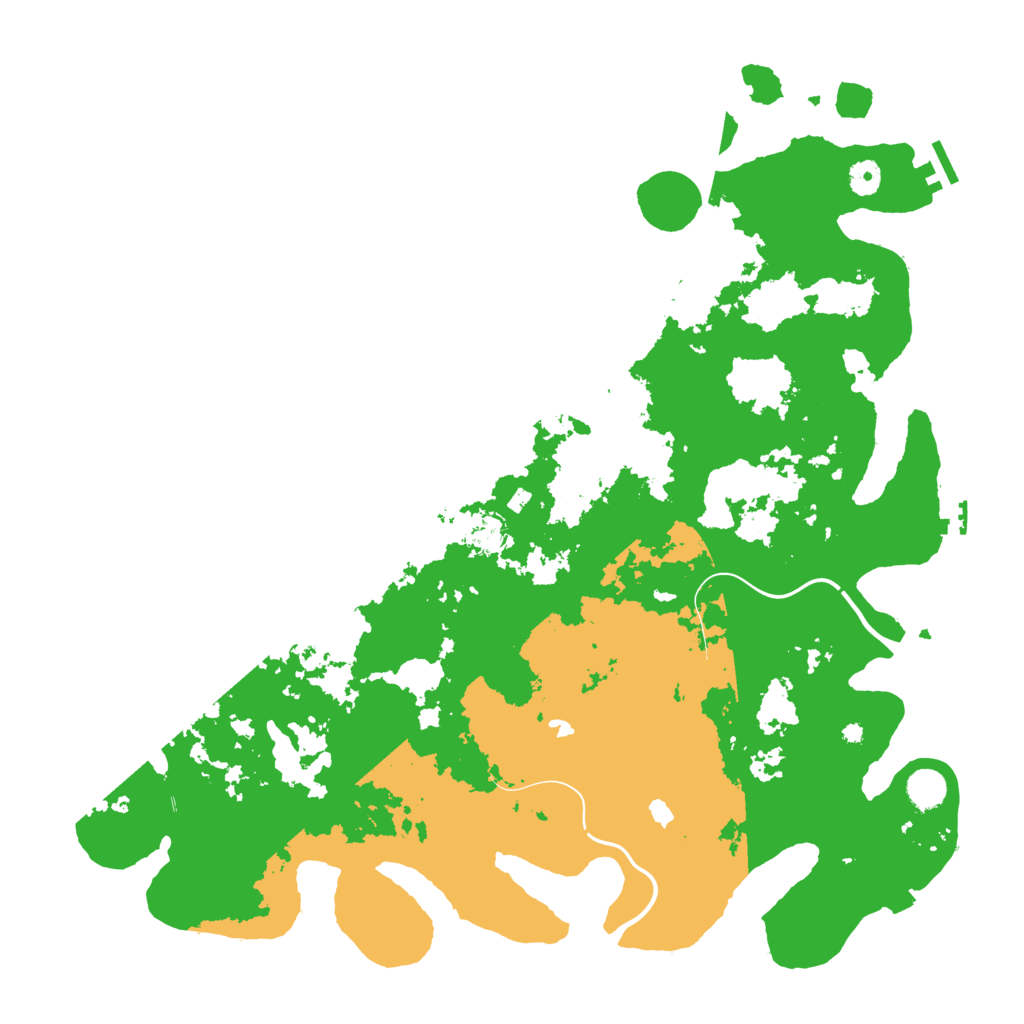 Biome Rust Map: Procedural Map, Size: 4550, Seed: 1253783549