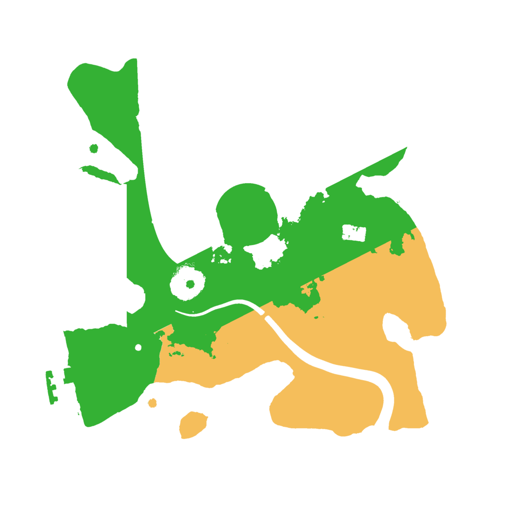 Biome Rust Map: Procedural Map, Size: 2300, Seed: 254