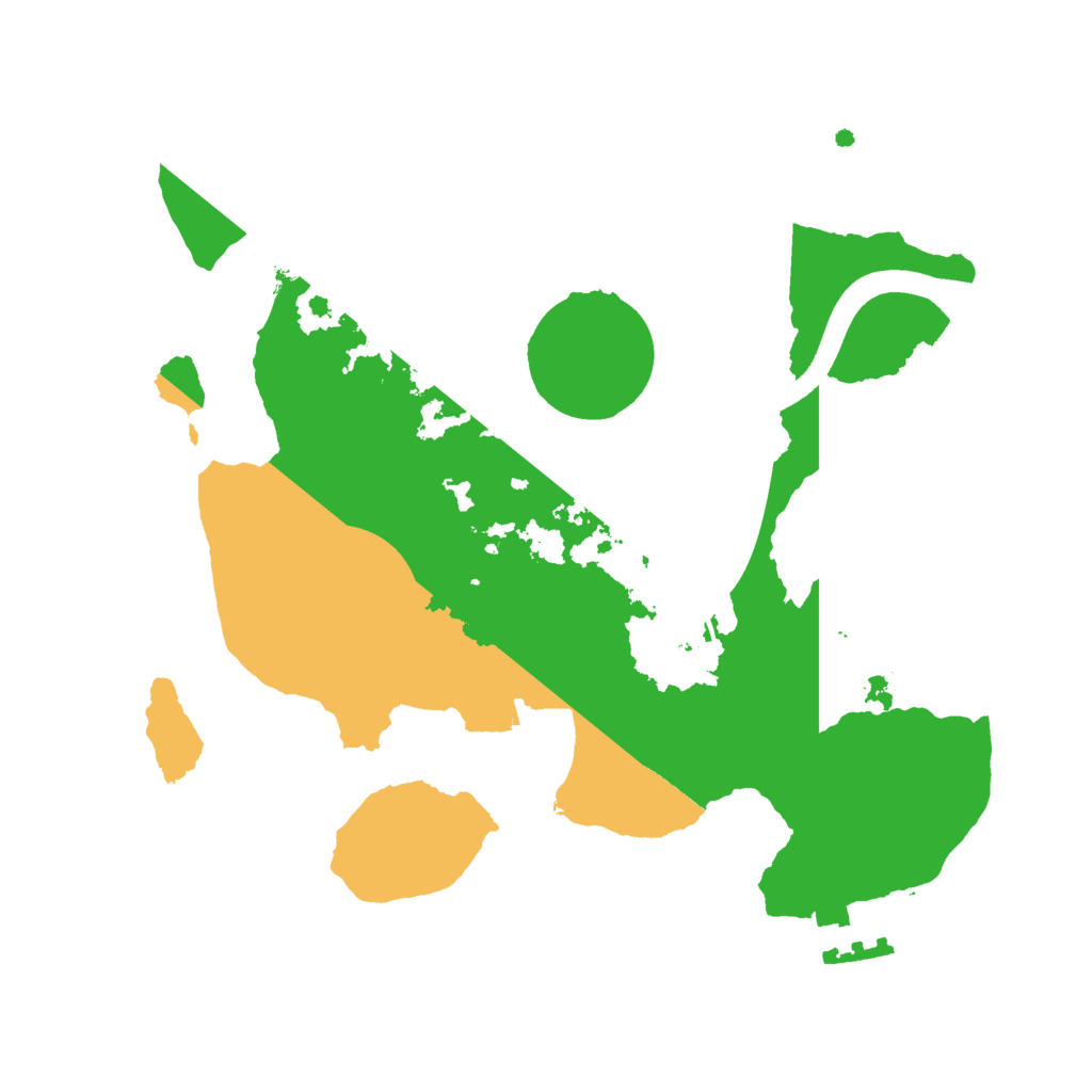 Biome Rust Map: Procedural Map, Size: 2350, Seed: 479612970