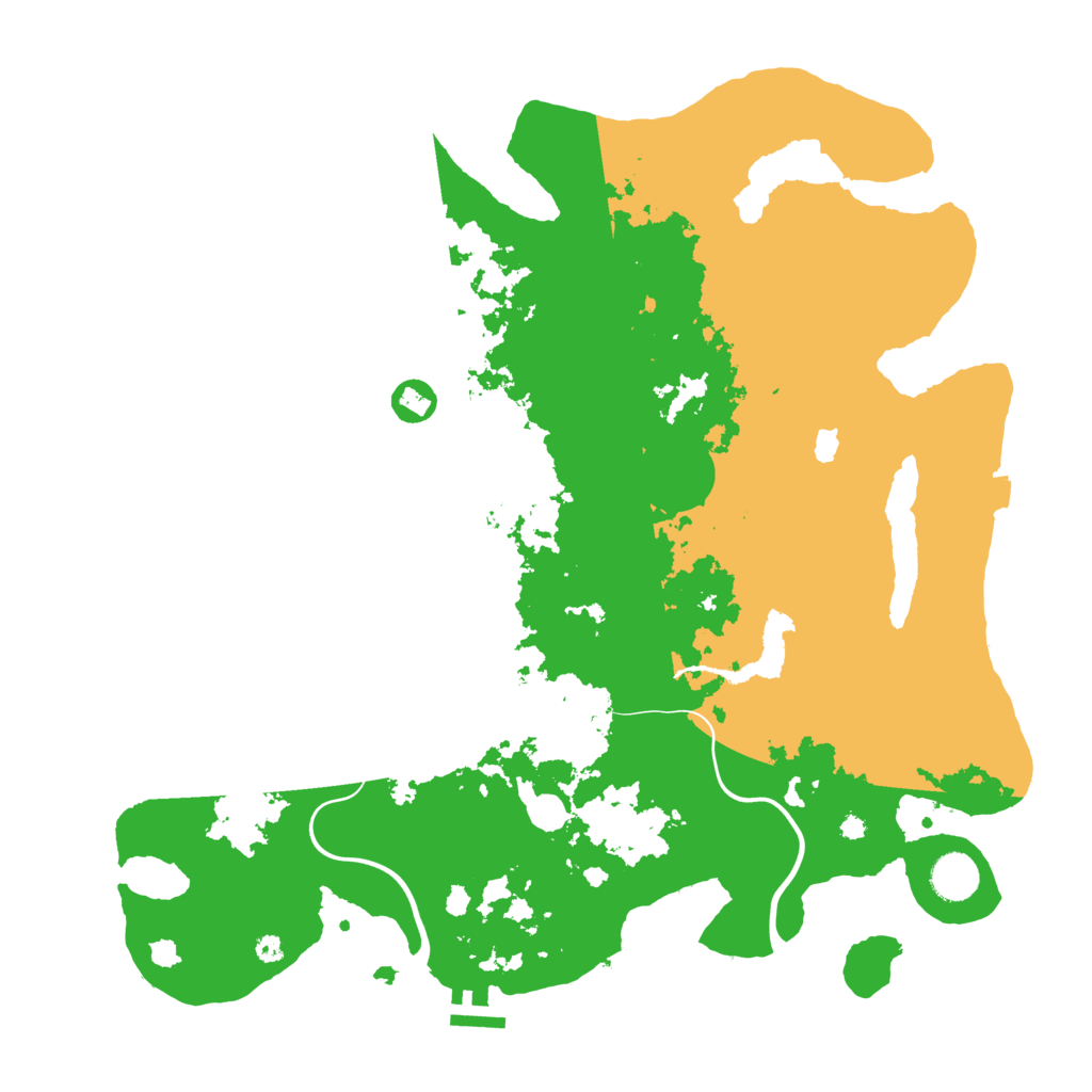 Biome Rust Map: Procedural Map, Size: 4000, Seed: 1983871235