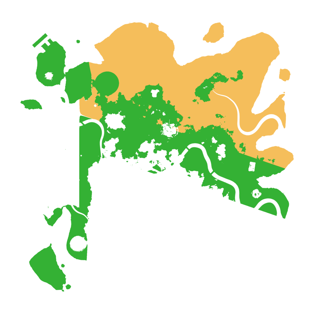 Biome Rust Map: Procedural Map, Size: 3600, Seed: 28561088