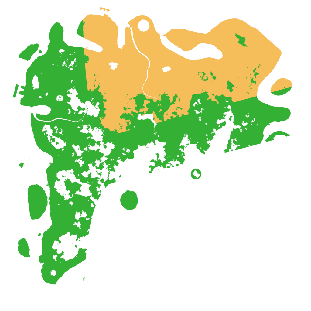 Biome Rust Map: Procedural Map, Size: 4700, Seed: 1838465584