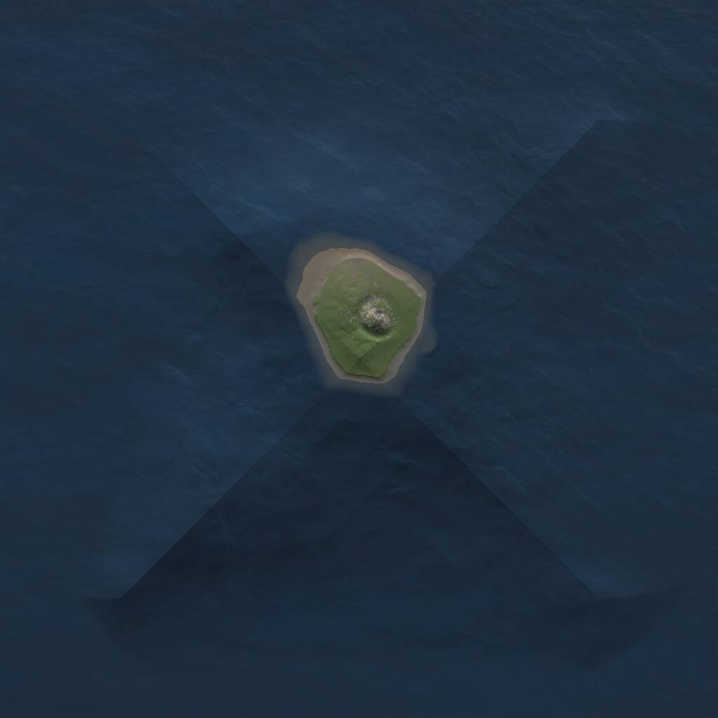 Rust Map: Procedural Map, Size: 1000, Seed: 623958426, 1 Monuments