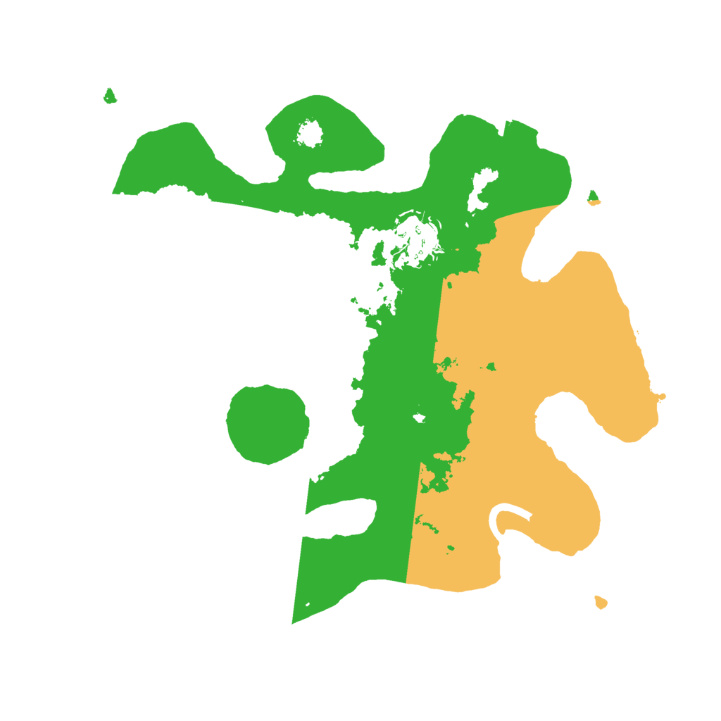 Biome Rust Map: Procedural Map, Size: 2500, Seed: 1286055053