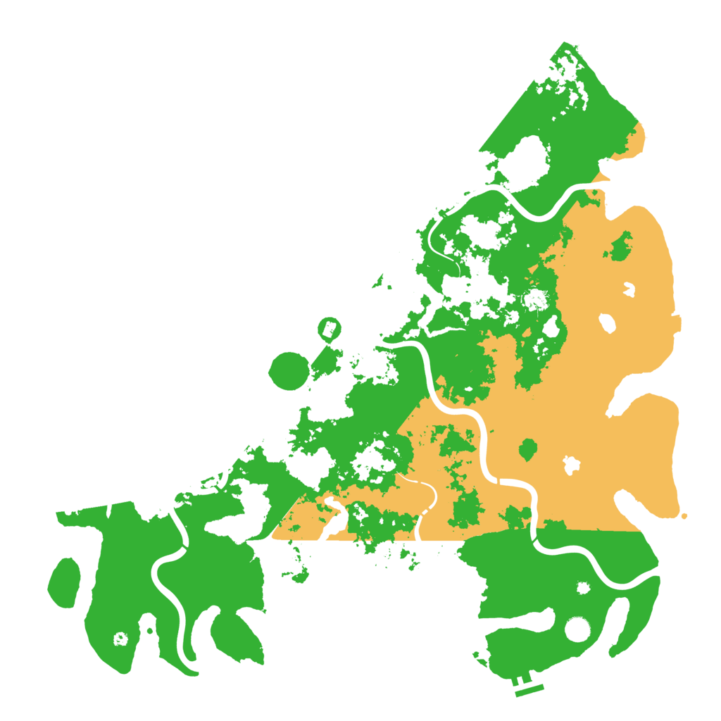 Biome Rust Map: Procedural Map, Size: 5000, Seed: 532795259