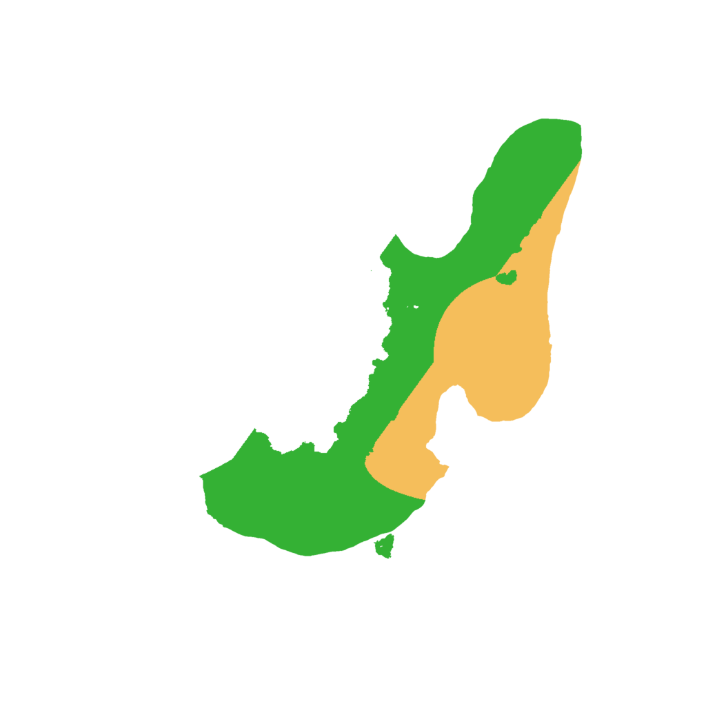 Biome Rust Map: Procedural Map, Size: 1600, Seed: 19067664