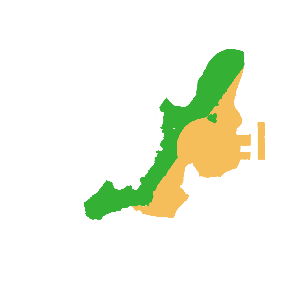 Biome Rust Map: Procedural Map, Size: 1600, Seed: 19067664