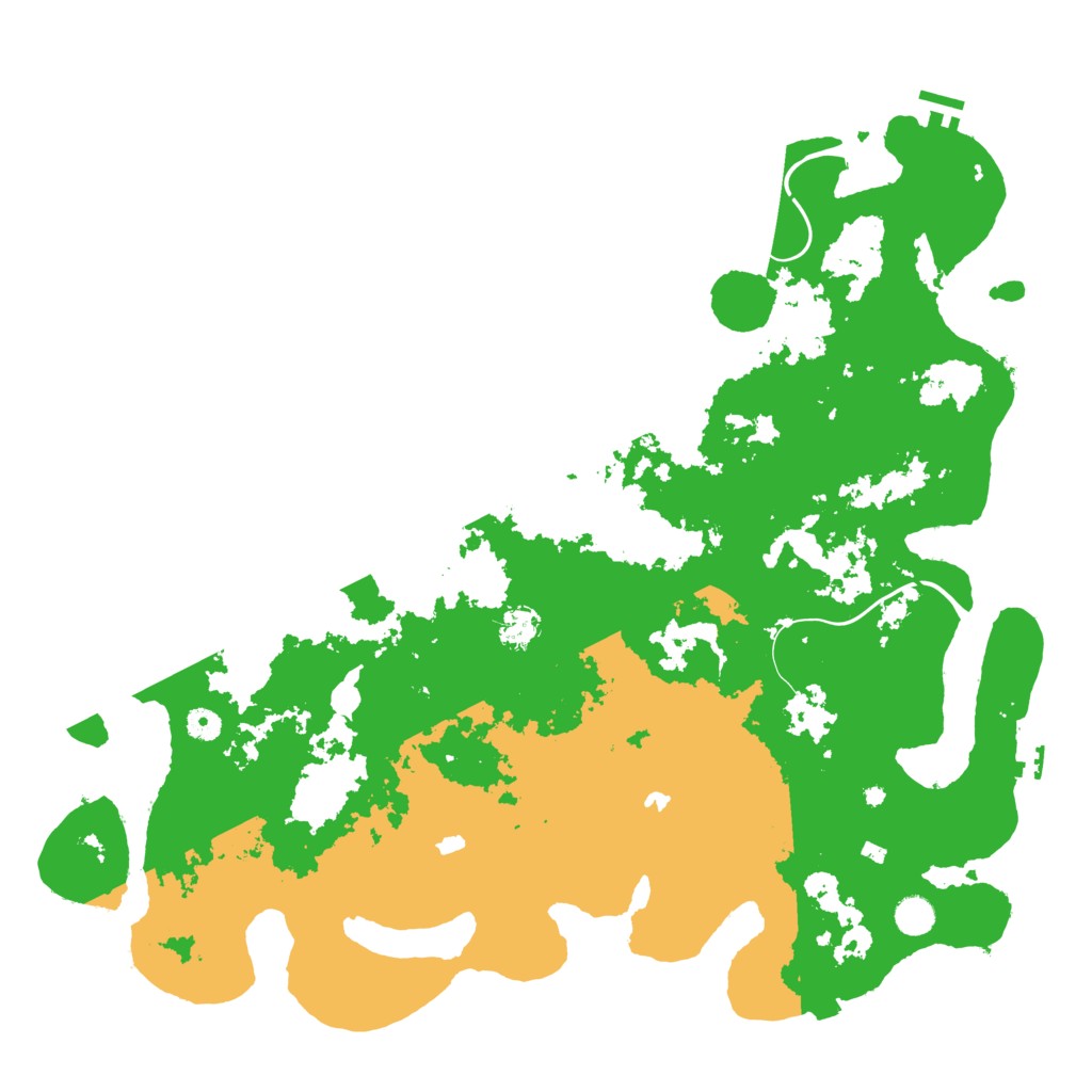 Biome Rust Map: Procedural Map, Size: 4850, Seed: 1098318591