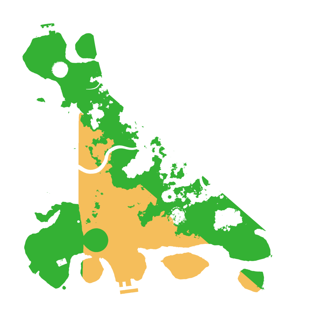 Biome Rust Map: Procedural Map, Size: 3500, Seed: 923104749