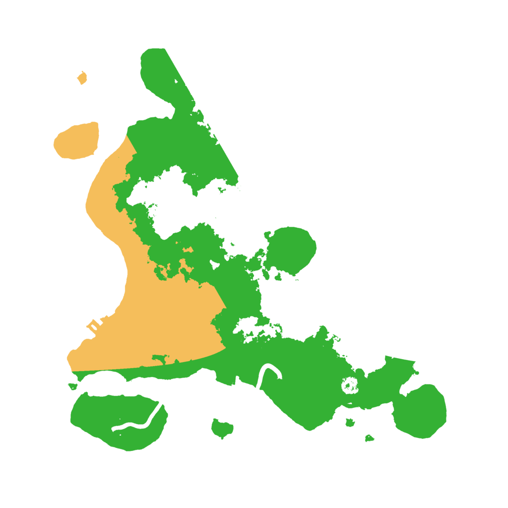 Biome Rust Map: Procedural Map, Size: 3000, Seed: 31616