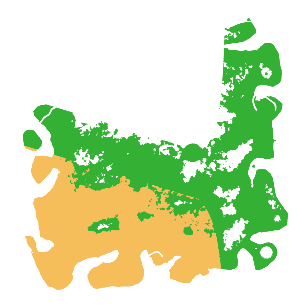 Biome Rust Map: Procedural Map, Size: 4400, Seed: 52995