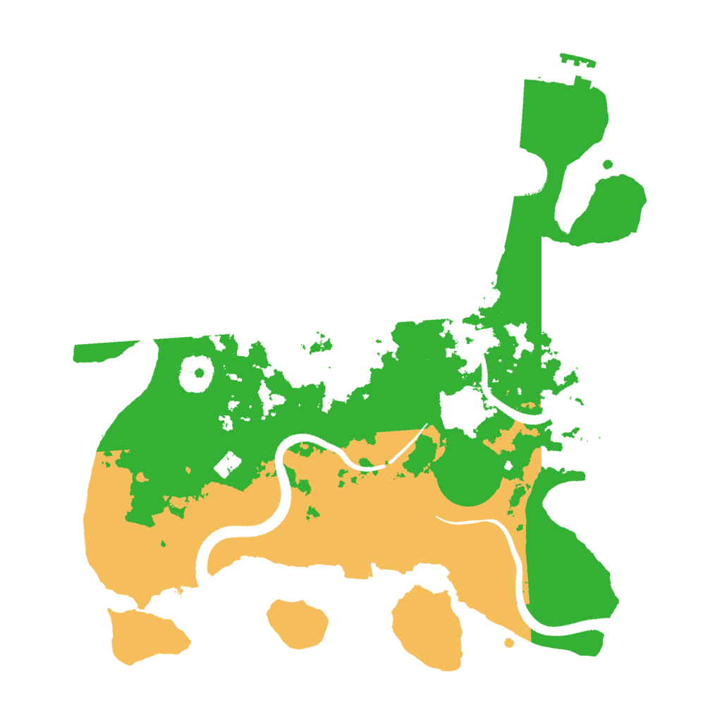 Biome Rust Map: Procedural Map, Size: 3000, Seed: 31252425