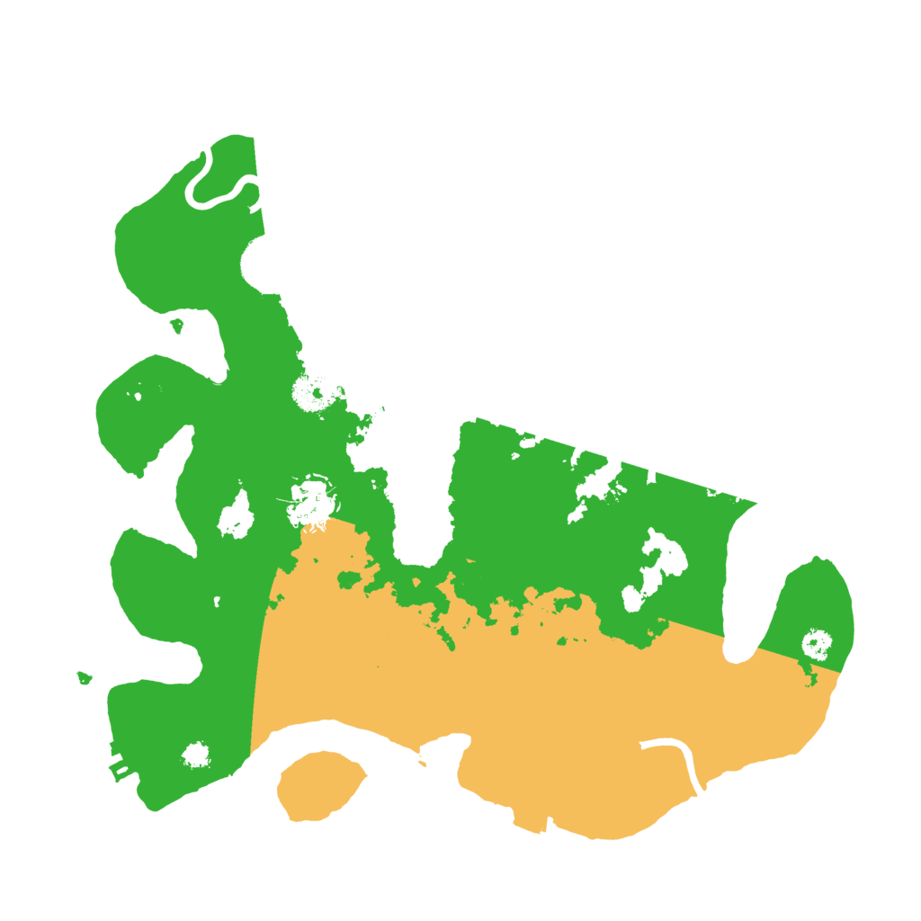 Biome Rust Map: Procedural Map, Size: 3180, Seed: 13825