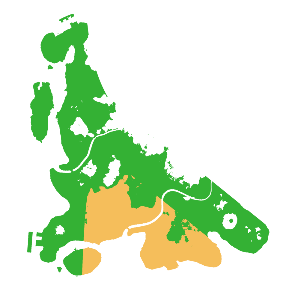 Biome Rust Map: Procedural Map, Size: 3000, Seed: 1330