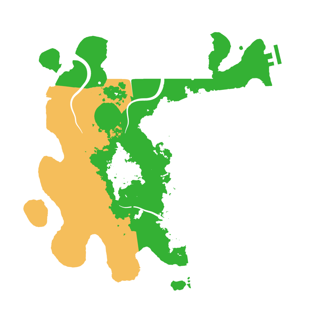 Biome Rust Map: Procedural Map, Size: 3250, Seed: 1835141733